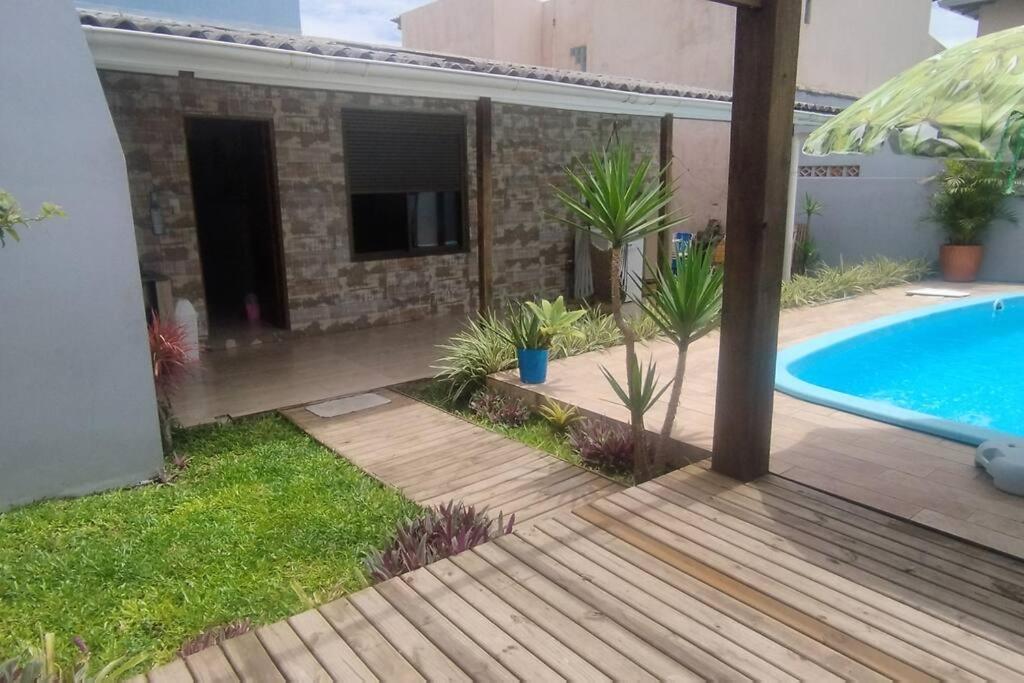 Casa Com Piscina Pertinho Do Mar Centro De Mariluz Villa Imbé Exterior foto